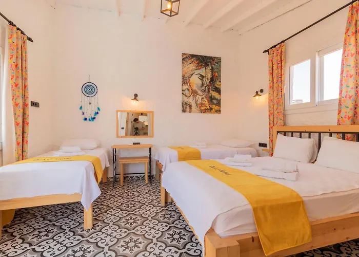 Quarto em Acomodações Particulares Das Hotel Alacati *